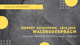 RSchumannWaldesgespräch accompaniment [upl. by Nemrac]