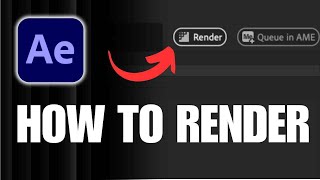 After Effects 2024 How To Render In After Effects In 2024 [upl. by Aibat]