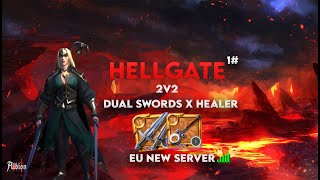 2v2 hellgate in eu server  albion online  best mobile player [upl. by Asyle]