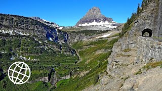 GoingToTheSun Road Glacier National Park Montana USA Amazing Places 4K [upl. by Barty]