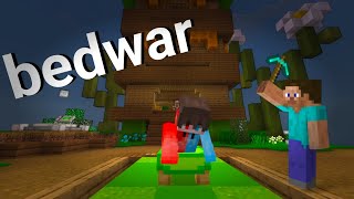 I Won Minecraft Bedwars Without Anything Doing [upl. by Eizzil740]