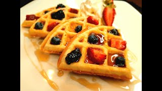 WAFFLES  Receta para que te queden crocantes por fuera y suaves por dentro [upl. by Astri]