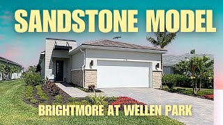 The AwardWinning Sandstone Model in Brightmore at Wellen Park FL [upl. by Iahc386]