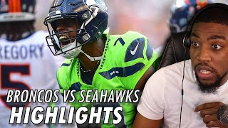 Broncos vs Seahawks  Week 1 2022 Game Highlights Reaction [upl. by Margit]