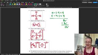 Practice Problems with Lewis Structures [upl. by Niad726]