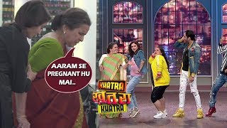 Khatra Khatra Khatra Usha Nadkarni Acts Pregnant Bharti amp Ridhima Gives Tough Competition [upl. by Walcott]