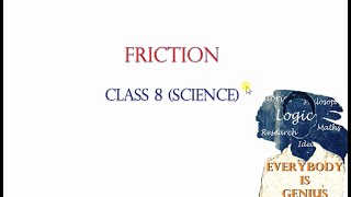 Friction Class 8 Science CBSE NCERT [upl. by Whale184]