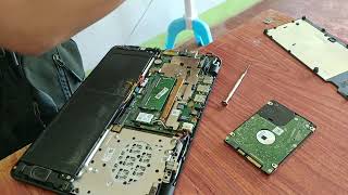 Ganito pala hitsura ng netbook or laptops natin pag natatanggal 💪 repairing [upl. by Heddy]