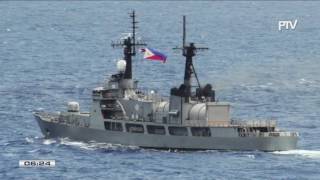 BRP Gregorio Del Pilar maglalayag patungong Singapore [upl. by Icram]