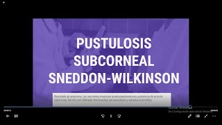 Pustulosis Subcorneal SneddonWilkinson Dr Ortiz [upl. by Cosmo]