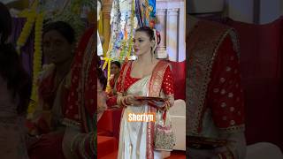 Sherlyn chopra at Durga Pandal sherlynchopra BollywoodSamachar7 [upl. by Bradleigh391]