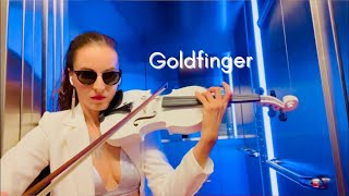 James Bond  Goldfinger  Shirley Bassey  Violin Cover  Kirsti Hille [upl. by Adiol]