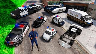 COLECIONANDO VEÍCULOS DA POLÍCIA NO GTA 5 [upl. by Pergrim]