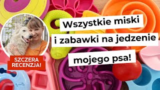 Recenzja WSZYSTKICH MISEK i ZABAWEK na jedzenie mojego psa [upl. by Sande]