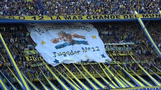 Volvió MARTIN PALERMO a La BOMBONERA Recibimiento desde la TRIBUNA [upl. by Tyson]