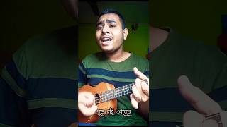 Ei Obelay  Shironamhin  Cover Song Ukulele  shorts benglasong youtubeshorts [upl. by Yatnahs]