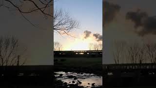 Standard 2 sunset at the GCR Winter Steam Gala 2024 steamtrain [upl. by Amble137]