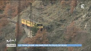 Balade dans le Train Jaune emblême du Pays Catalan [upl. by Ainaled20]