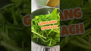 ginisangspinach shortvideo [upl. by Ratna]