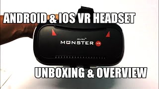 IRUSU Monster 3D VR Headset Unboxing And Overview INDIA [upl. by Akemehs]