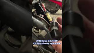 Honda Elite CH80 CDI replacement [upl. by Aekal594]