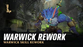 Wild Rift  WARWICK REWORK Introduction Coming on November 21 [upl. by Arrakat]