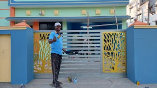 இரும்பு கேட்டிற்கு பெயிண்டிங் அடிப்பது எப்படிHow To Metal Gate Painting Apply Januarts [upl. by Hinman508]