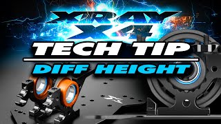 XRAY X4  Tech Tip  Diff Height [upl. by Arrim100]