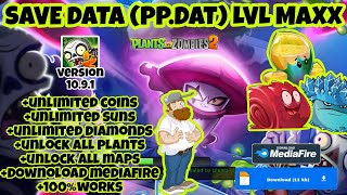 Save Data ppdat Level Max Plants vs Zombie 2 V1091 [upl. by Evan]