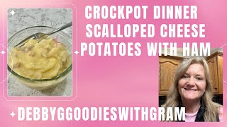 Crockpot Cheesy Potato’s and Ham [upl. by Aryahay]