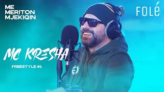 Mc Kresha Freestyle  Me Meriton Mjekiqin [upl. by Sileas30]