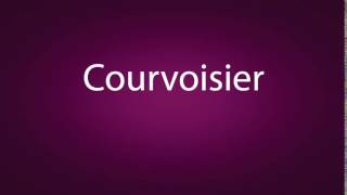 How to pronounce Courvoisier [upl. by Ailemak]