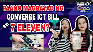 PAANO MAGBAYAD NG CONVERGE ICT BILL SA 7 ELEVEN  JAMJEMS TV TUTORIAL 2021 [upl. by Grizel]