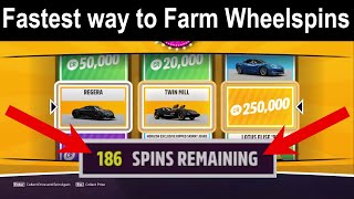 Forza Horizon 5  The NEW BEST way to Farm Super Wheelspins How to get Wheelspins Tutorial [upl. by Ahtaga]