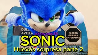 UNBOXING DE 4 HUEVOS SORPRESA DE SONIC PARTE 2 [upl. by Ylsel]