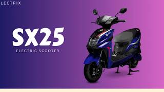 Lectrix SX25 Low Speed Electric Scooter  Price  Range  Specification [upl. by Mozelle]