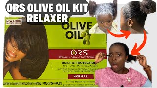 ORS Olive Oil Kit Relaxer Review  All you need to know before purchasing  The Amazon Deb [upl. by Neelrak]