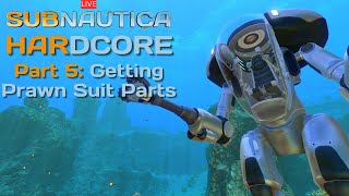 SUBNAUTICA Part 5 Getting Prawn Suit Parts [upl. by Dnomyad447]