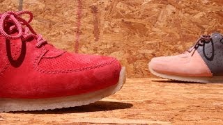 Clarks Kildare by Ronnie Fieg  Salmon Toe and Poppy Red [upl. by Abehsile653]