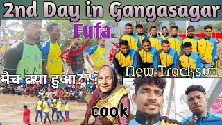 2nd Day vlog in Gangasagar Gangasagar football tournament 2024  Quater final match [upl. by Jandel421]