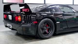 Gas Monkey Ferrari F40 At HRE Open House 2013 [upl. by Anaujik43]