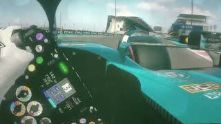 ULTRA REAL Fernando Alonso Helmet Cam at the 2023 Abu Dhabi GP FP3  assettocorsa [upl. by Nivahb]