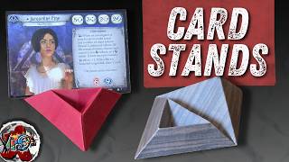 How To Fold The PERFECT CARD STAND For Board Games [upl. by Rhoades]