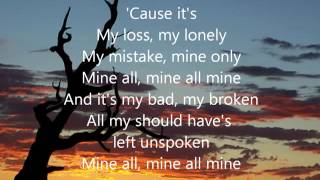 SHEDAISY  MINE ALL MINE  LYRICS [upl. by Kirwin409]