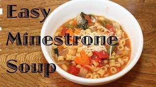 Easy Minestrone soup [upl. by Anayek933]