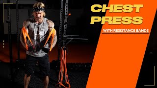 Chest Press with Resistance Bands  Wraparound Press [upl. by Harmony75]