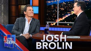 “You’re My Favorite Uncool Guy”  Josh Brolin’s Love For Stephen Colbert Knows No Limit [upl. by Bowlds]