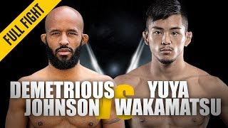 Demetrious Johnson vs Yuya Wakamatsu  quotMightyquot Debut  March 2019  ONE Full Fight [upl. by Anaeirb]