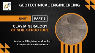 Lecture 5  Clay Mineralogy of Soil  Kaolinite Illite Montmorillonite  Composition and structure [upl. by Etam]