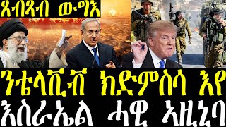 Breaking ኢራን ንቴላቪቭ ክድምስሳ እየ፣ እስራኤል ኣብ ልዕሊ ቤሩት ሓዊ ተዝንብ ኣላ፣ ጸብጻብ ውግእ november 24 2024 [upl. by Marthena]